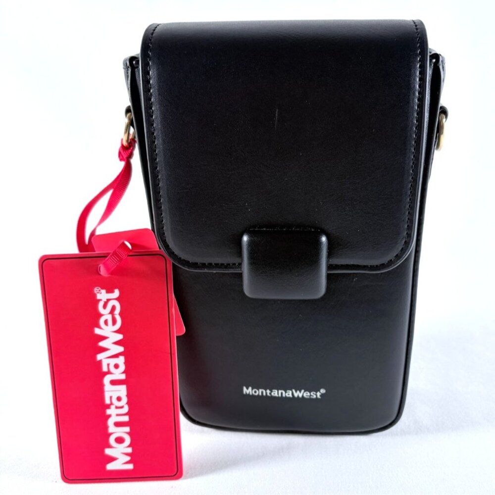 Montana West Cell Phone Small Crossbody Bag‎ Purse w/ RFID Blocking NWT